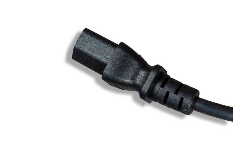 Cablelera European Schuko Right Angle Power Cord, CEE 7/7 to IEC320 C13, 6', 18 AWG, 16A, 250V (ZWACSCA4-06), Black - Image 4